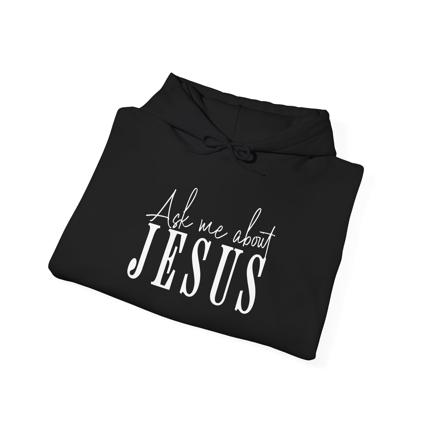 Ask me about Jesus | Heavy Blend™ Hooded Sweatshirt