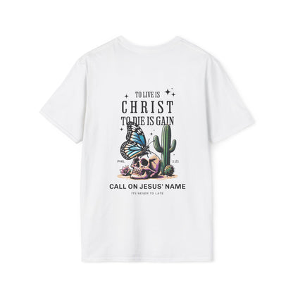 To live is Christ | Softstyle Tee