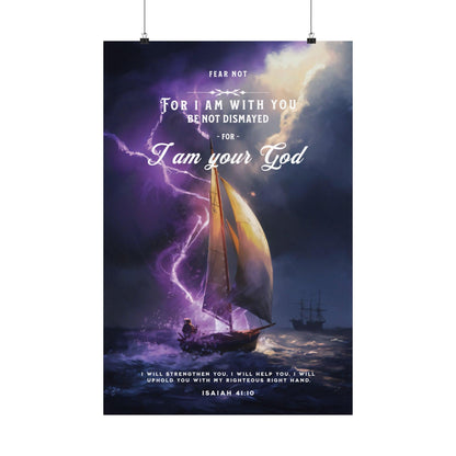 For I am with you | Matte Vertical Posters