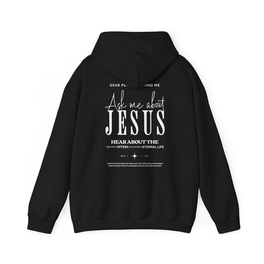 Ask me about Jesus | Heavy Blend™ Hooded Sweatshirt