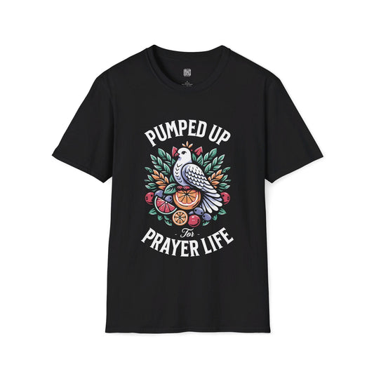 Pumped up for prayer life | Softstyle Tee