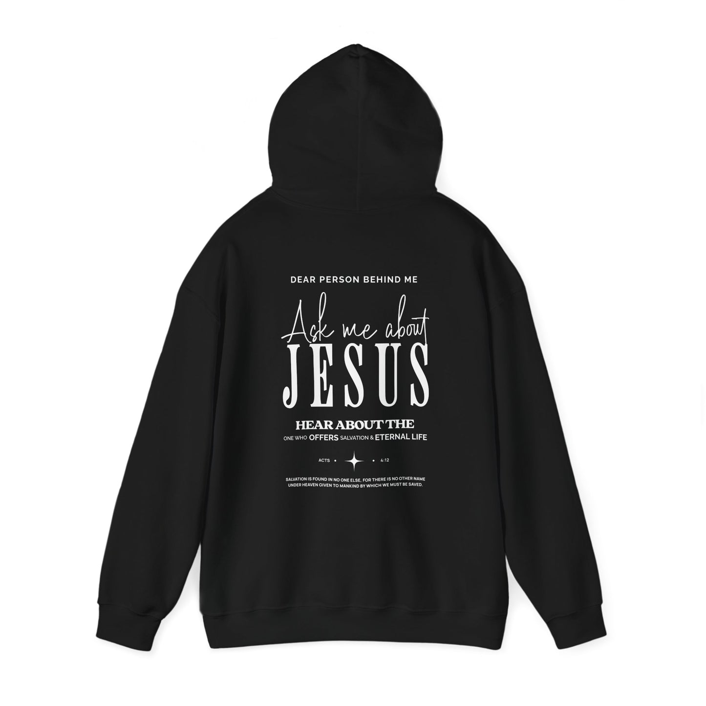 Ask me about Jesus | Heavy Blend™ Hooded Sweatshirt