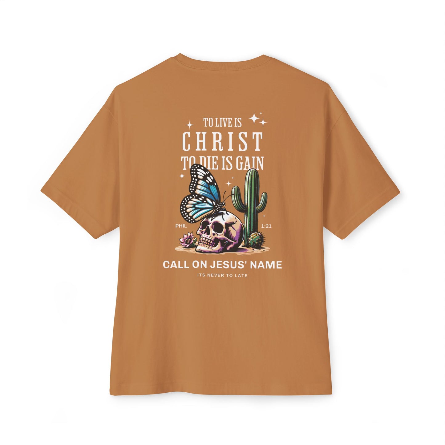 To live is Christ | Oversized Boxy Tee