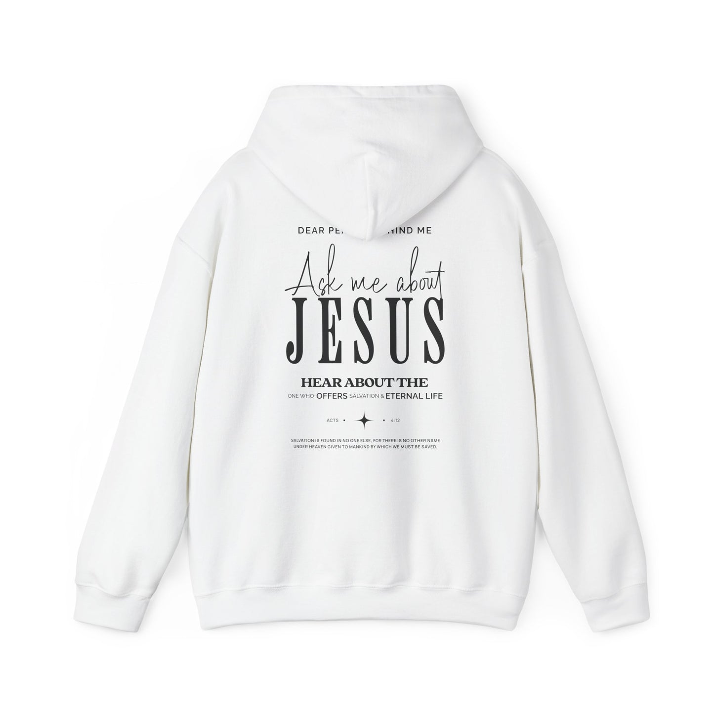 Ask me about Jesus | Heavy Blend™ Hooded Sweatshirt