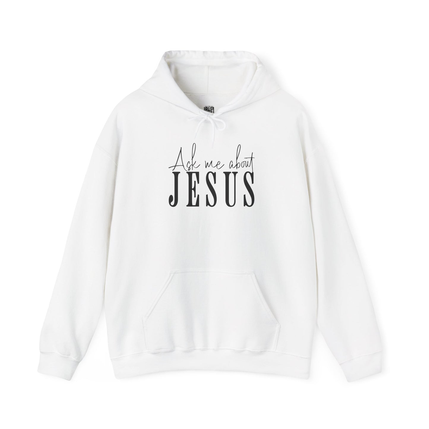 Ask me about Jesus | Heavy Blend™ Hooded Sweatshirt