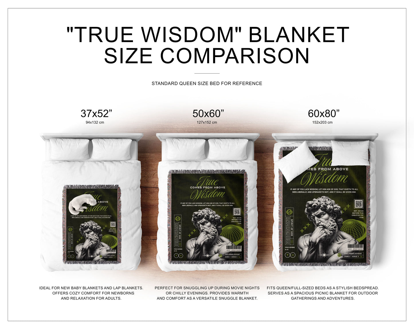 True Wisdom CFA | Woven Blanket