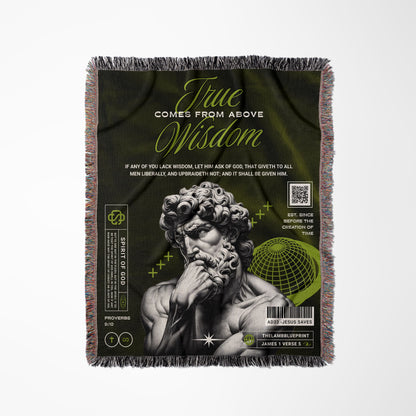 True Wisdom CFA | Woven Blanket